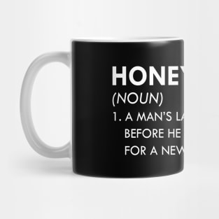 Honeymoon - A man's holiday before he starts working for a new boss Mug